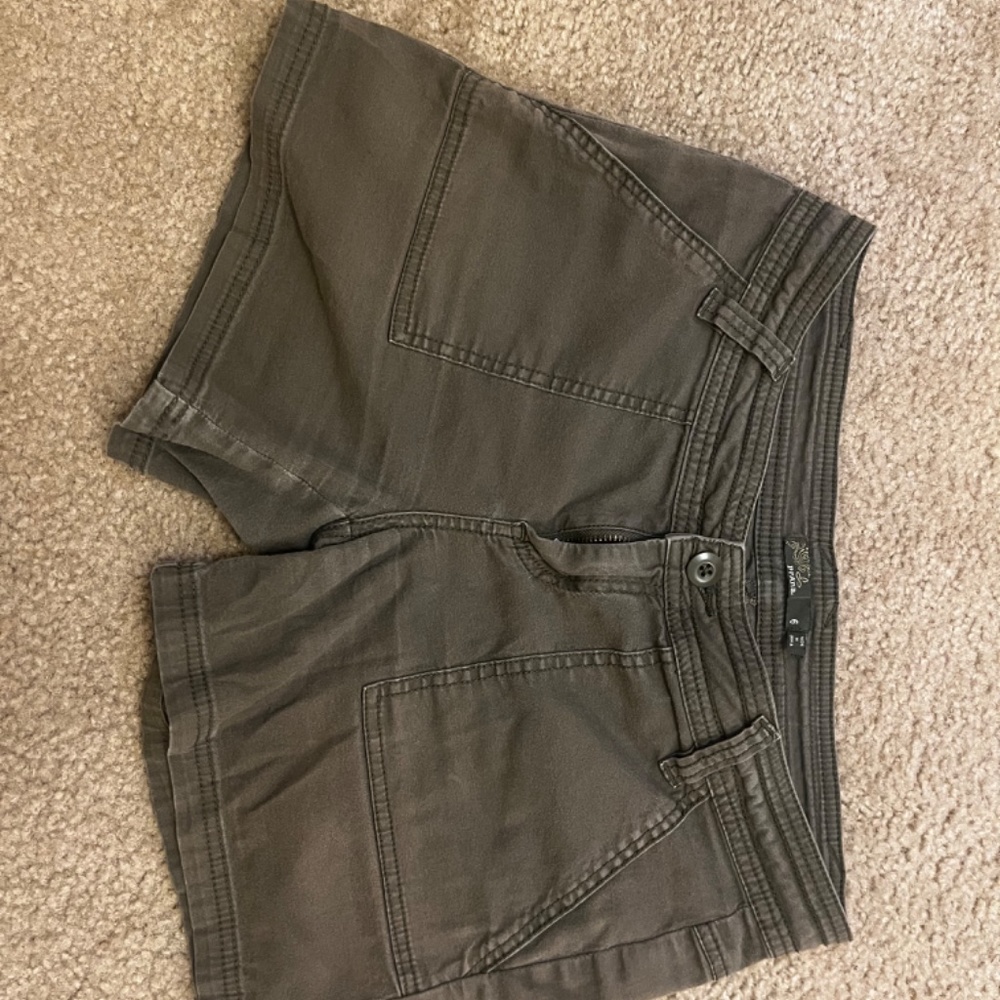 Green Prana Elle shorts - size 6